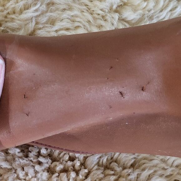 New Reiss Caitlin Leather Knee High Boots in Tan size 39 - Picture 11 of 14